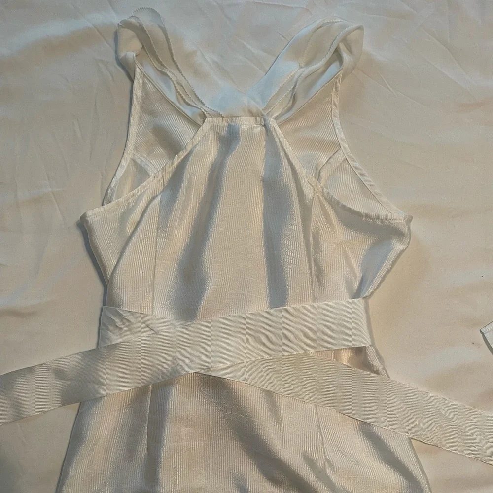 White Ruffle Blouse - Picture 2 of 2